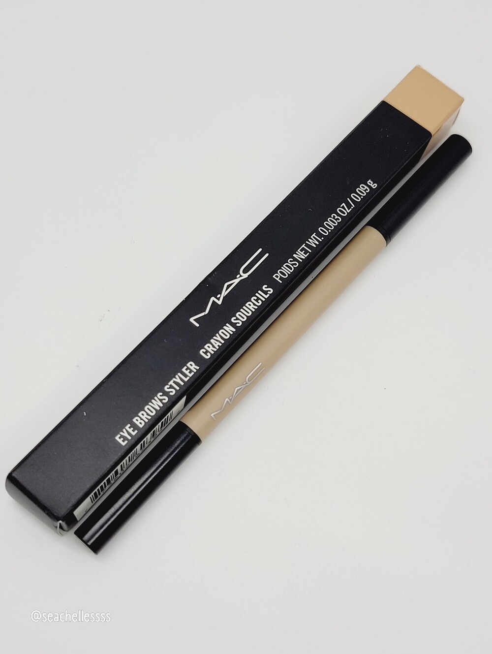 Omega MAC Cosmetics Eye Brows Styler Soft Muted Taupe Light Blonde Full Sz BNIB